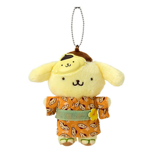 [POMPOMPURIN] "Sanrio Summer Festival" Plush Keychain - Rosey’s Kawaii Shop