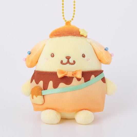 [POMPOMPURIN] "Sanrio Sweets House" Plush Keychain - Rosey’s Kawaii Shop