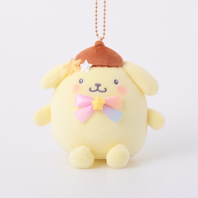[POMPOMPURIN] "Sanrio Twinkle Wishes" Plush Keychain - Rosey’s Kawaii Shop