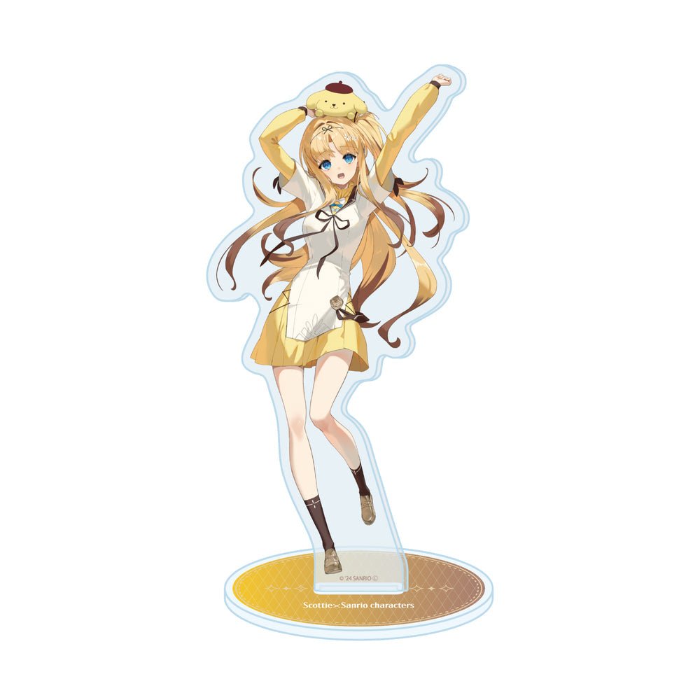 [POMPOMPURIN] "Scottie x Sanrio Characters" Acrylic Stand - Rosey’s Kawaii Shop