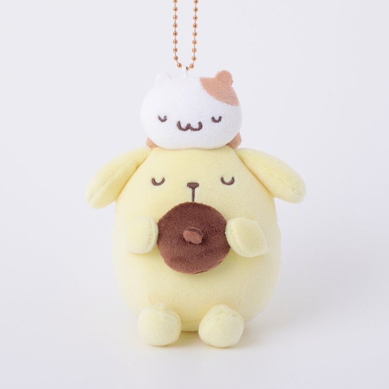 "Pompompurin Sleeping Suyasuya" Plush Keychain - Rosey’s Kawaii Shop