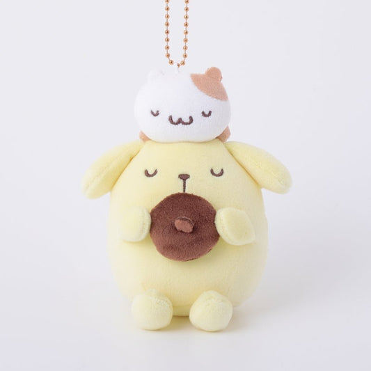 "Pompompurin Sleeping Suyasuya" Plush Keychain - Rosey’s Kawaii Shop
