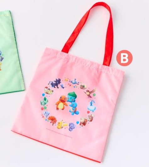[PINK] LIMITED "PokePark Kanto" Eco Bag