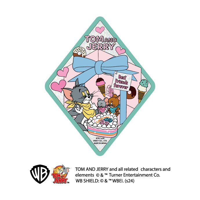 [PRESENT] "Tom and Jerry 85th Anniversary" Travel Sticker - Rosey’s Kawaii Shop