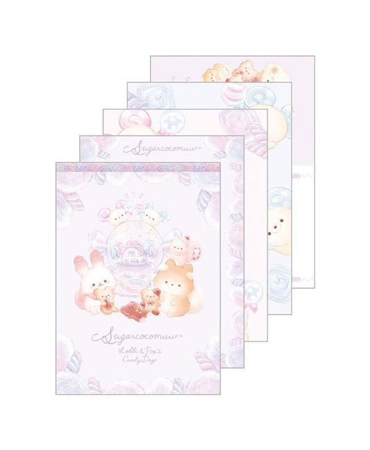 [PURPLE] "Sugarcocomuu Lolli & Pop Candy Day" A6 Memo Pad - Rosey’s Kawaii Shop