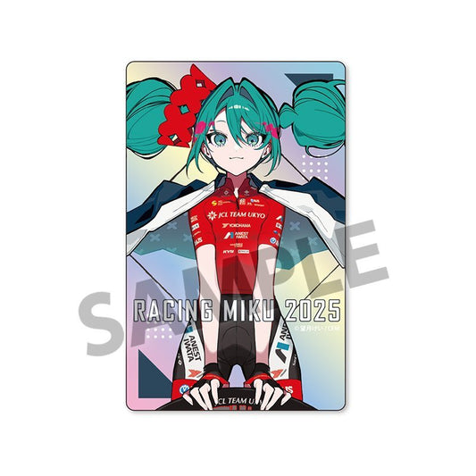 "Racing Miku 2025 JCL TEAM UKYO Cheering Version" Aurora Sticker - Rosey’s Kawaii Shop