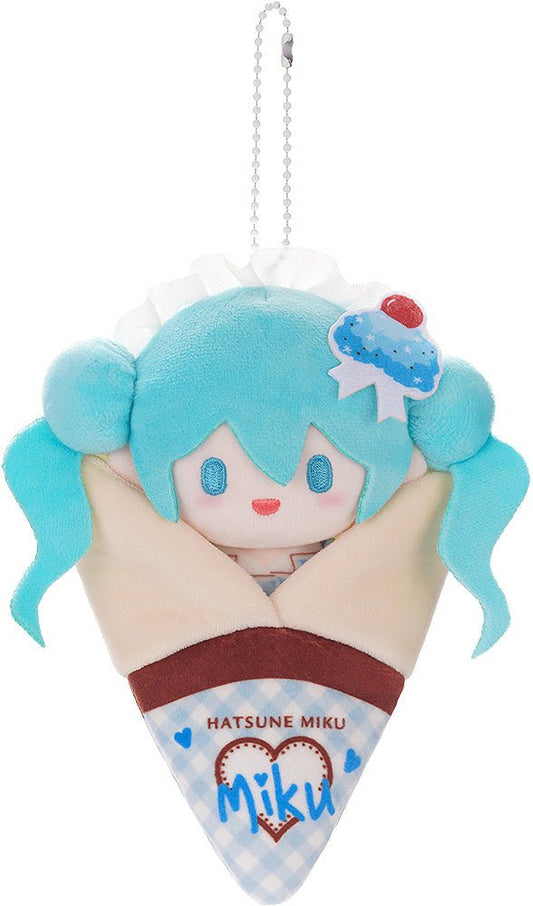 [RAMUNE CIDER] "Hatsune Miku Crepe" Plush Keychain - Rosey’s Kawaii Shop