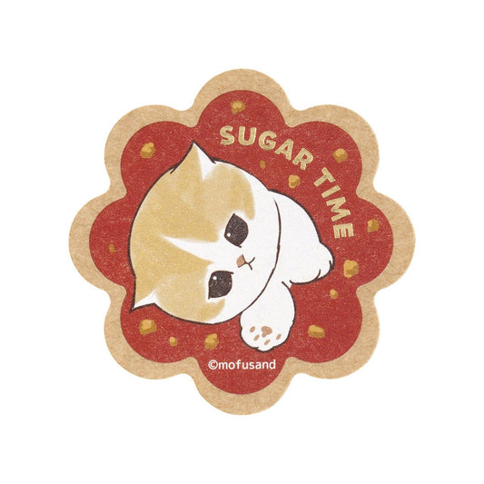 [RED FLOWER SUGAR TIME] "Mofusand COFFEE AND DONUTS" Sticker - Rosey’s Kawaii Shop