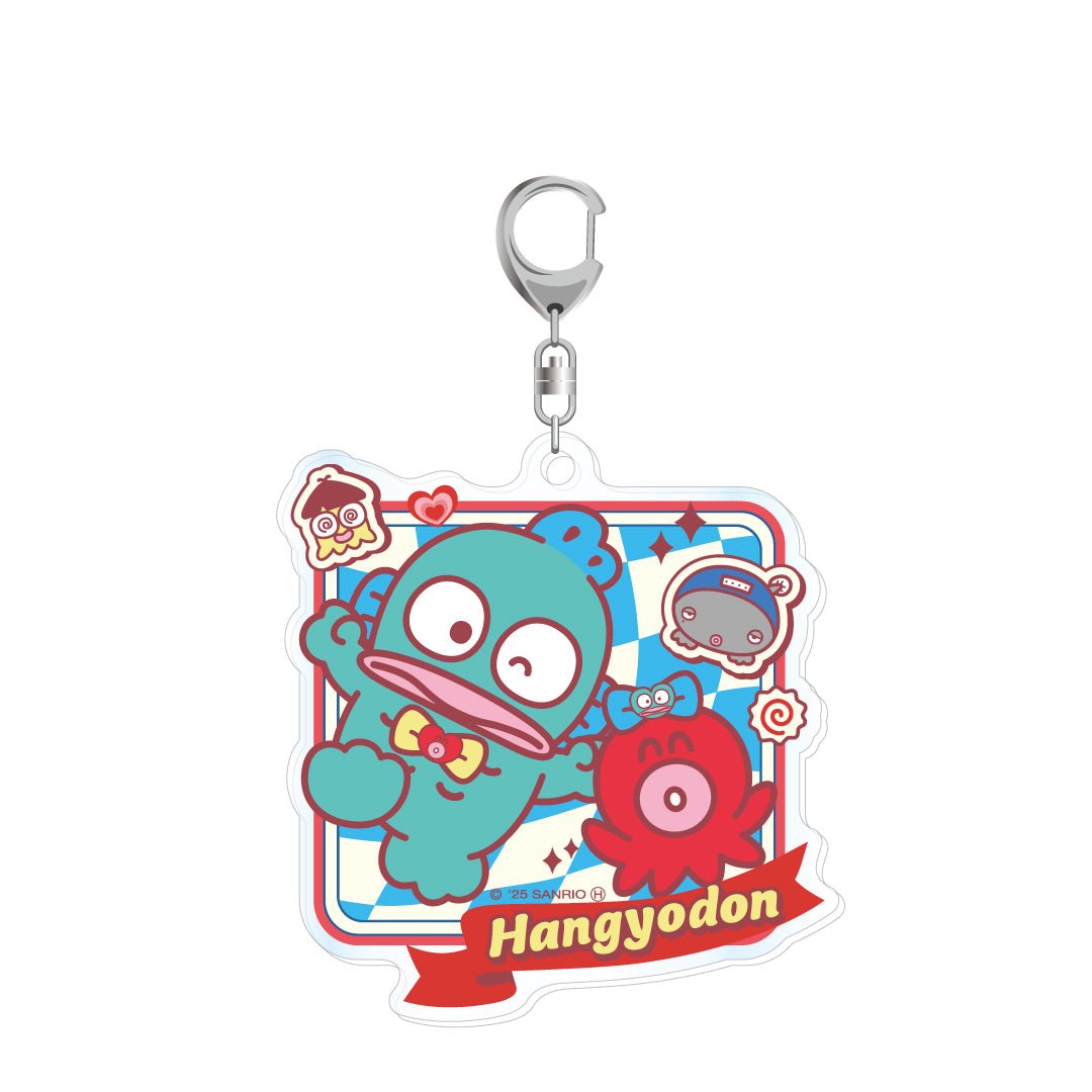 [RED] "Hangyodon 40th Anniversary Fair Heart Diner" Keychain - Rosey’s Kawaii Shop