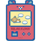 [RED] "Rilakkuma Gaming Series" Lenticular Sticker - Rosey’s Kawaii Shop