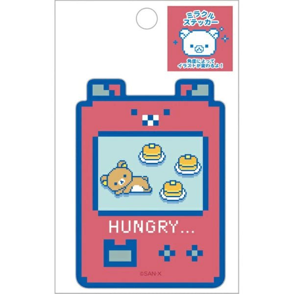 [RED] "Rilakkuma Gaming Series" Lenticular Sticker - Rosey’s Kawaii Shop