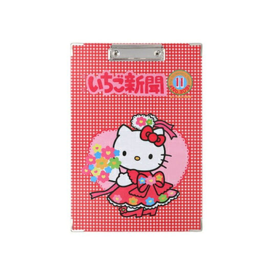 [RED] "Sanrio Strawberry News 50th Anniversary" Clipboard - Rosey’s Kawaii Shop