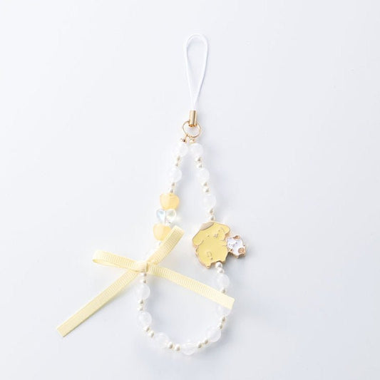 [RIBBON] "Pompompurin" Bead Strap Charm - Rosey’s Kawaii Shop