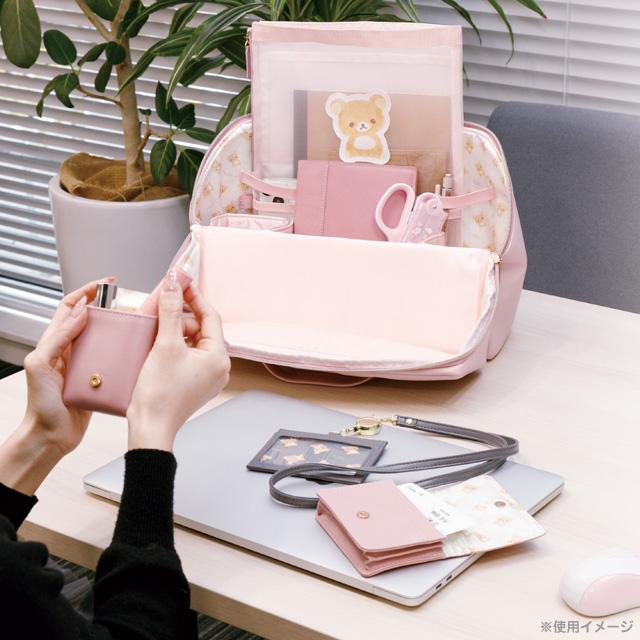 "Rilakkuma Leather Series" Business Card Case - Rosey’s Kawaii Shop