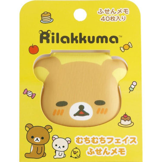 [RILAKKUMA] "Rilakkuma" Face Sticky Notes - Rosey’s Kawaii Shop
