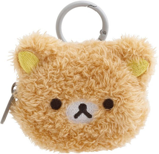 [RILAKKUMA] "Rilakkuma" Fuzzy Mini Pouch - Rosey’s Kawaii Shop