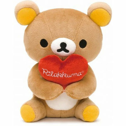 [RILAKKUMA] "Rilakkuma Heart Tabletop" Plush - Rosey’s Kawaii Shop
