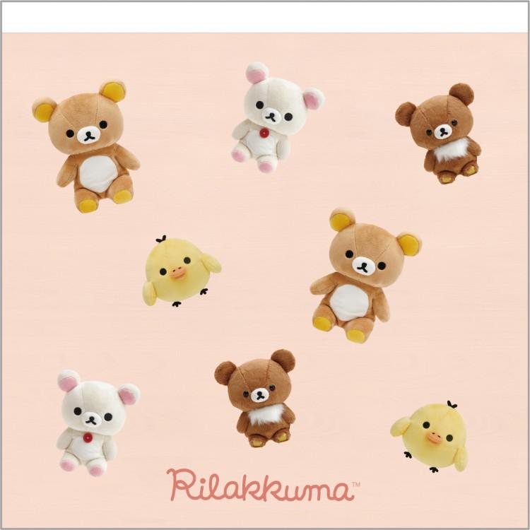 [RILAKKUMA] "San - x Characters Nui Plush" Square Memo - Rosey’s Kawaii Shop