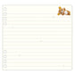[RILAKKUMA] "San - x Characters Nui Plush" Square Notebook - Rosey’s Kawaii Shop