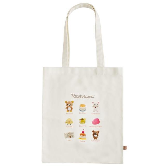[RILAKKUMA] "San - x Characters Nui Plush" Tote Bag - Rosey’s Kawaii Shop
