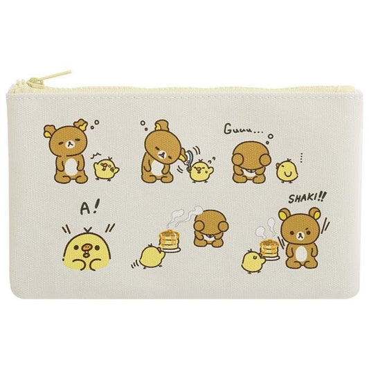 "Rilakkuma Stay With Me" Flat Pen Case - Rosey’s Kawaii Shop