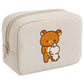 "Rilakkuma Stay With Me" Mini Embroidered Pouch - Rosey’s Kawaii Shop