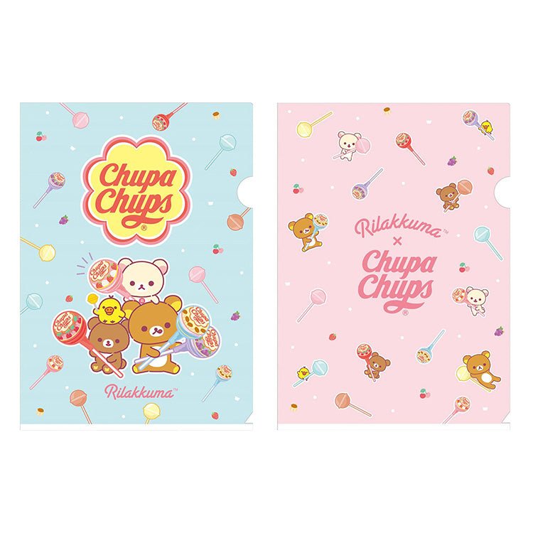 "Rilakkuma x Chupa Chups" File Set - Rosey’s Kawaii Shop