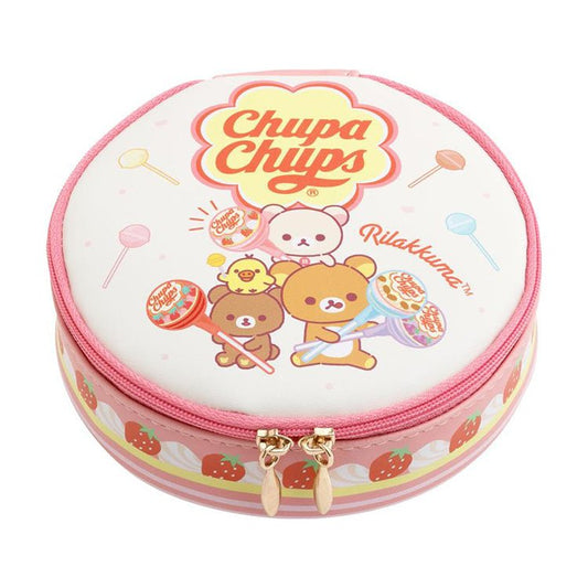 "Rilakkuma x Chupa Chups" Round Pouch - Rosey’s Kawaii Shop
