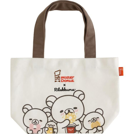 "Rilakkuma x Mister Donut" Mini Tote Bag - Rosey’s Kawaii Shop