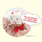 [CINNAMOROLL] "Sanrio Shortcake & Sky Blue Cherry Cake" Pair Strap Holder