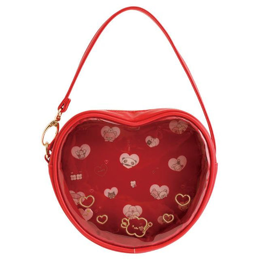 "San-x Universe Happiness to You" Heart Clear Pouch