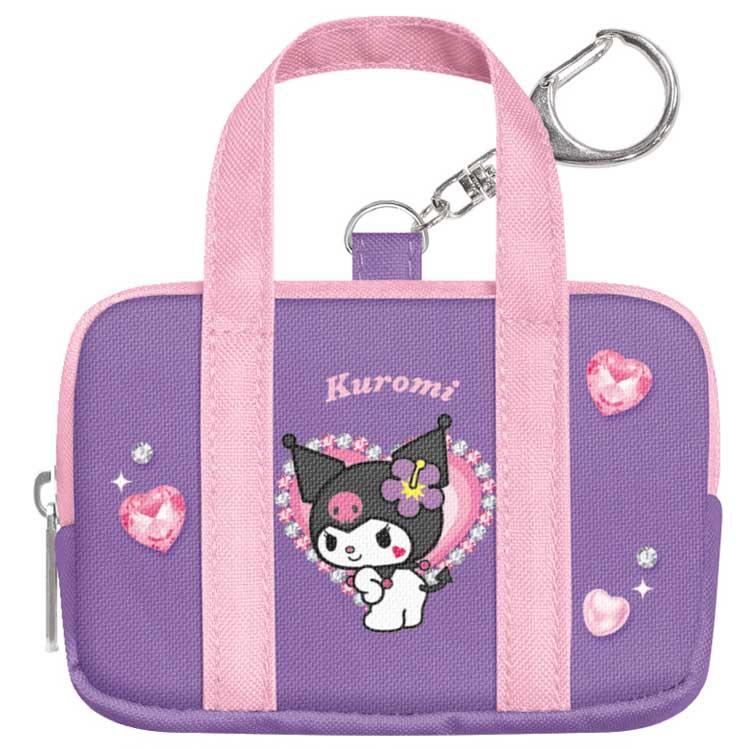 [KUROMI] "Sanrio School Bag Style" Mini Bag Keychain