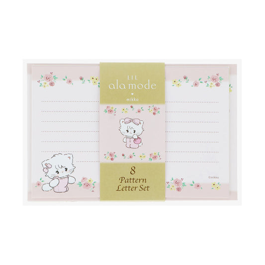 [PINK] "Mikko Illustrations" Letter Set