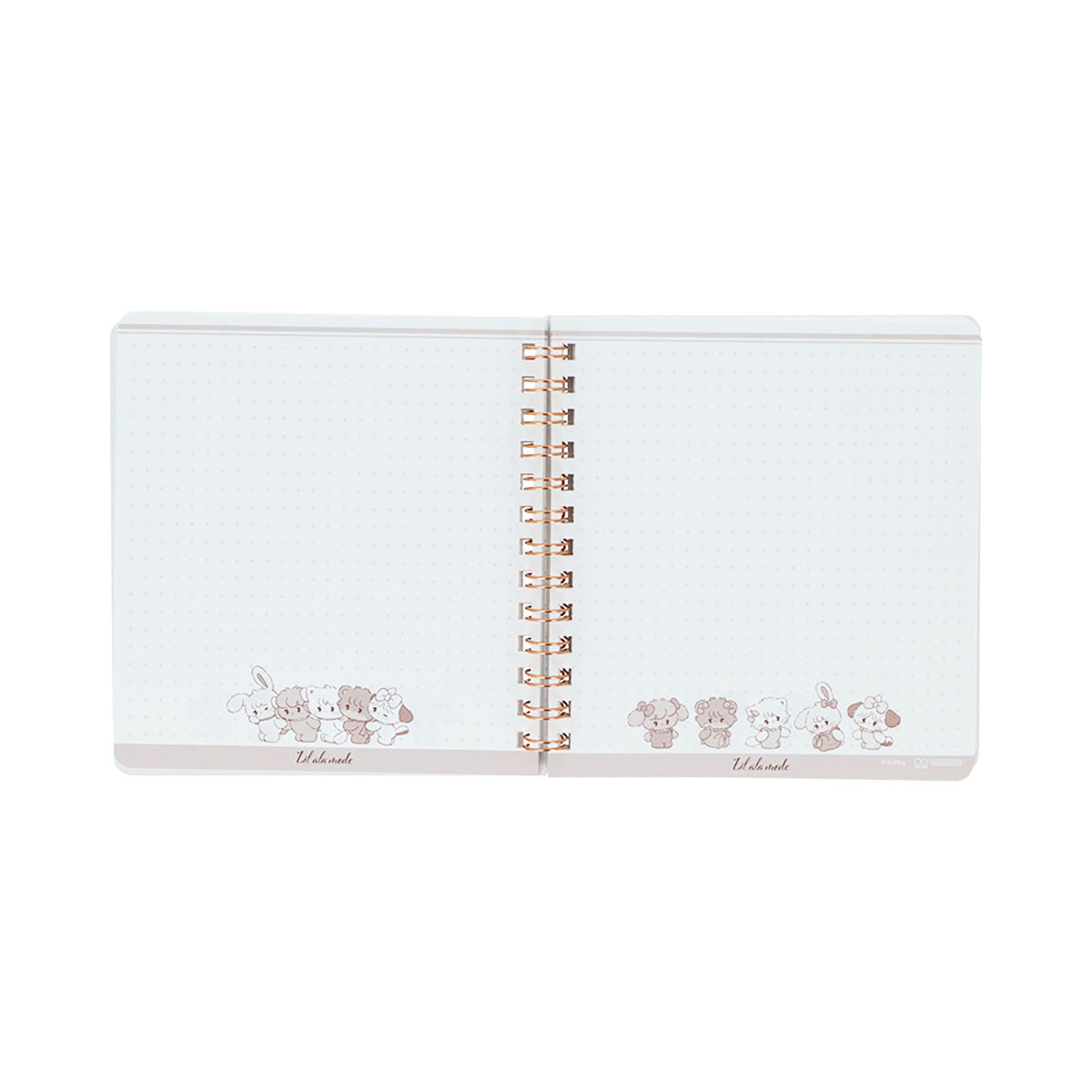 [PINK] "Mikko Illustrations" Ring Notebook