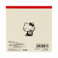 [WHITE] "Hello Kitty Stationery" Square Memo