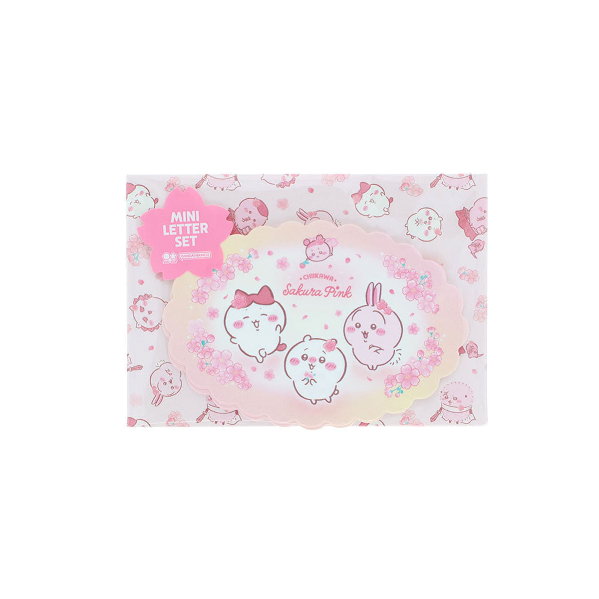 [PINK] "Chiikawa Sakura Pink" Mini Letter Set