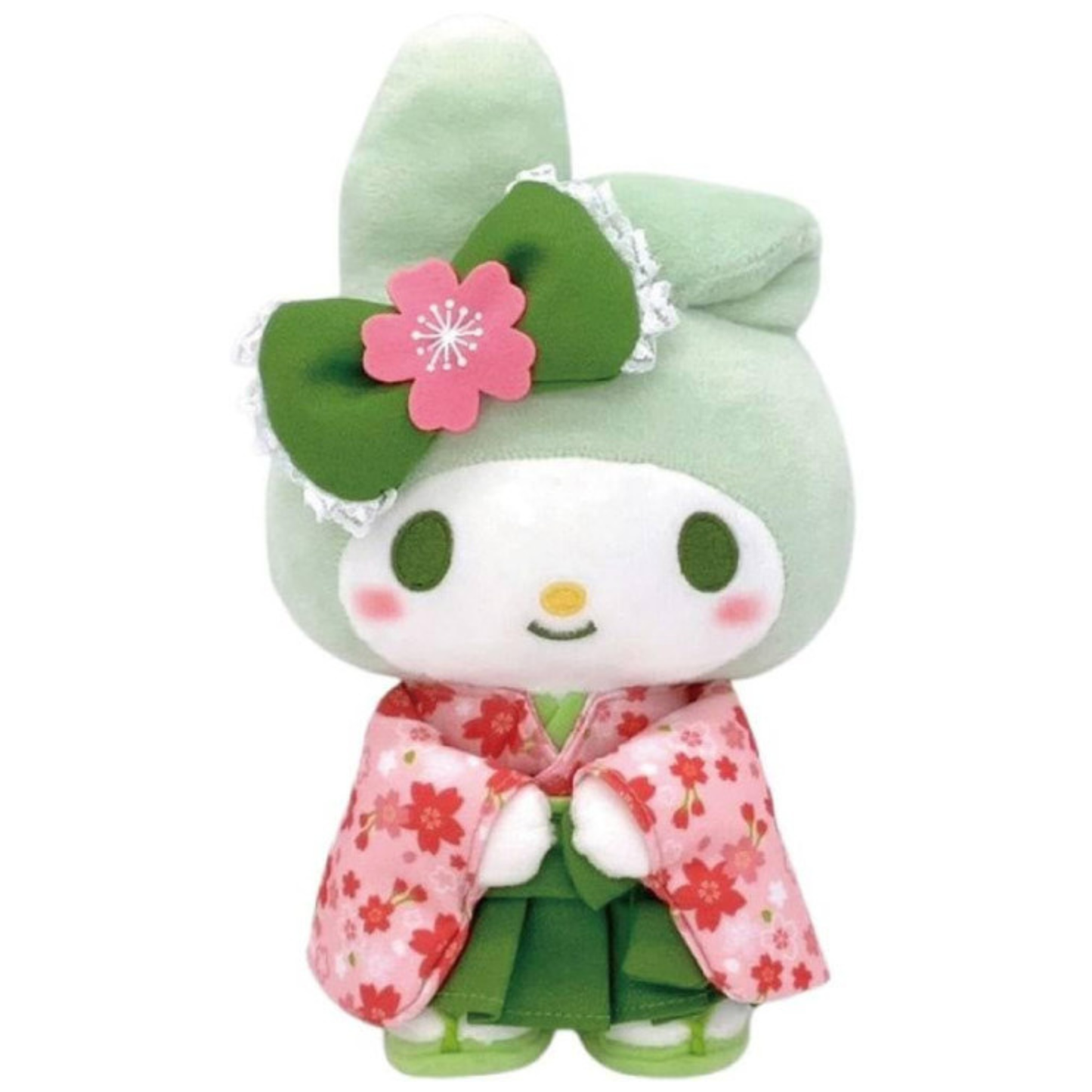[MY MELODY] "Sanrio Matcha Kimono" Small Plush
