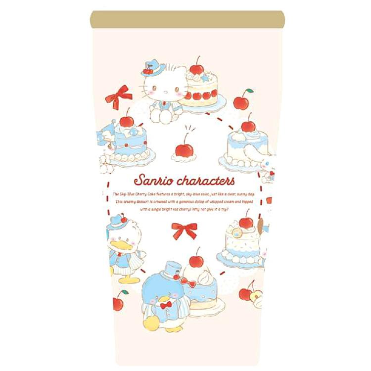 [BLUE] "Sanrio Sweet Cakes" Stainless Steel Tumbler with Wooden Lid