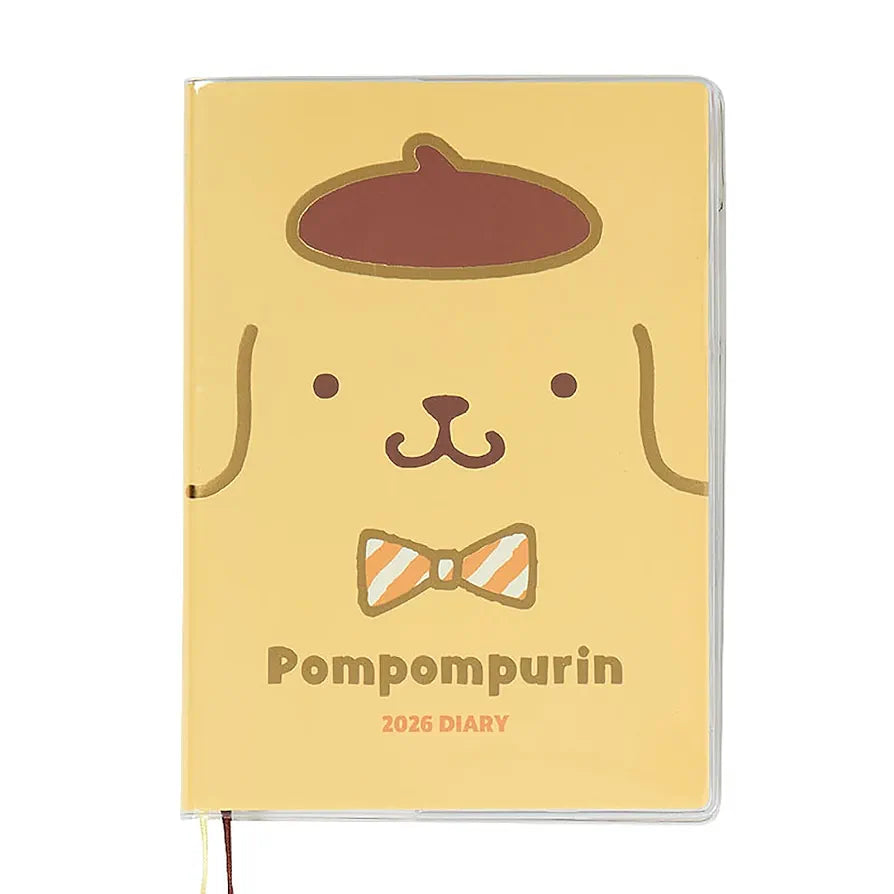 [POMPOMPURIN] "Sanrio 2026" B6 Block Schedule Planner