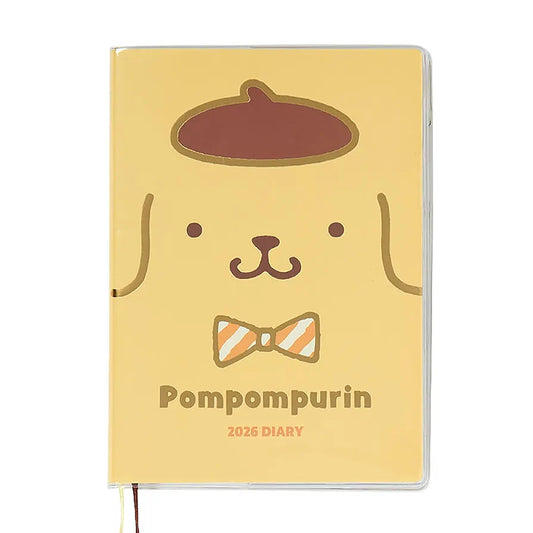 [POMPOMPURIN] "Sanrio 2026" B6 Block Schedule Planner