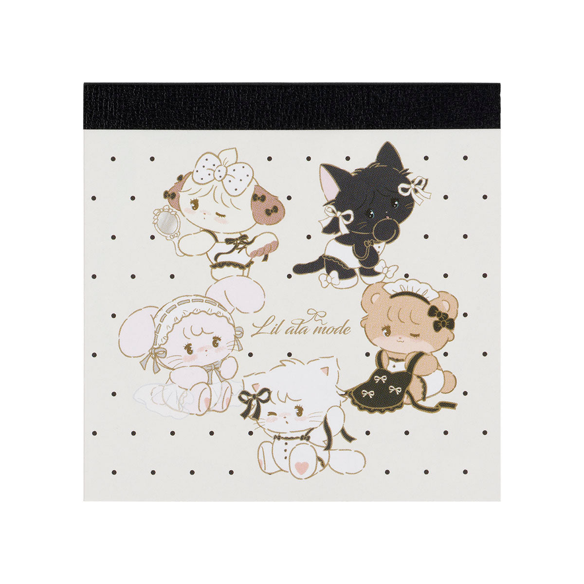 "Mikko Illustrations French Girly" Square Memo