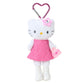 [PINK QUILT REGULAR] "Hello Kitty Style Up" Long Legs Plush Keychain
