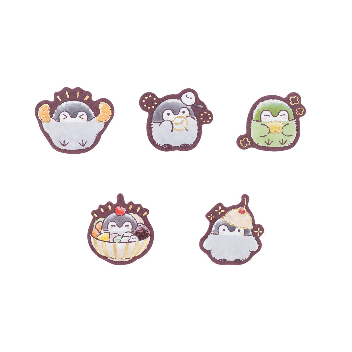 "Koupenchan Hanamaru Anmitsu Shop" Sticker Flakes
