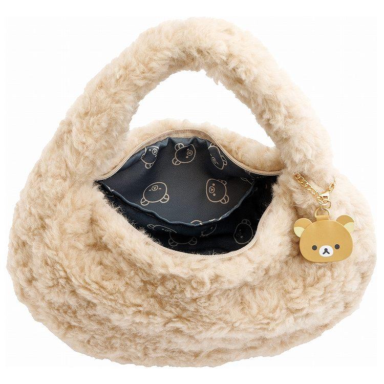 "Rilakkuma Basic Boa Mokomoko" Handbag