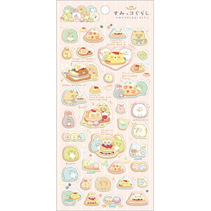 [PINK] "Sumikko Gurashi Tanuki Raccon Restaurant" Sticker Sheet