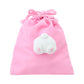[MY MELODY] "Sanrio" Drawstring Bag with Mascot