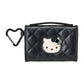 [BLACK] "Hello Kitty Miniature Quilt Series Part 2" Wallet Shaped Coin Purse