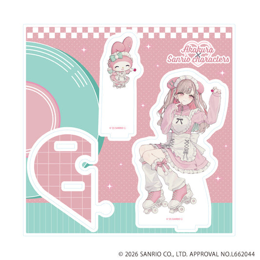 [MY MELODY] "Akakura x Sanrio Diner Waitress" Acrylic Stand