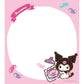 [KUROMI] "Sanrio Oyatsu Snack Party" Memo Pad