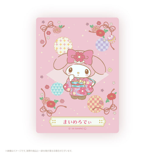 [MY MELODY] "Sanrio Japanese Heart Romance" Clear Card